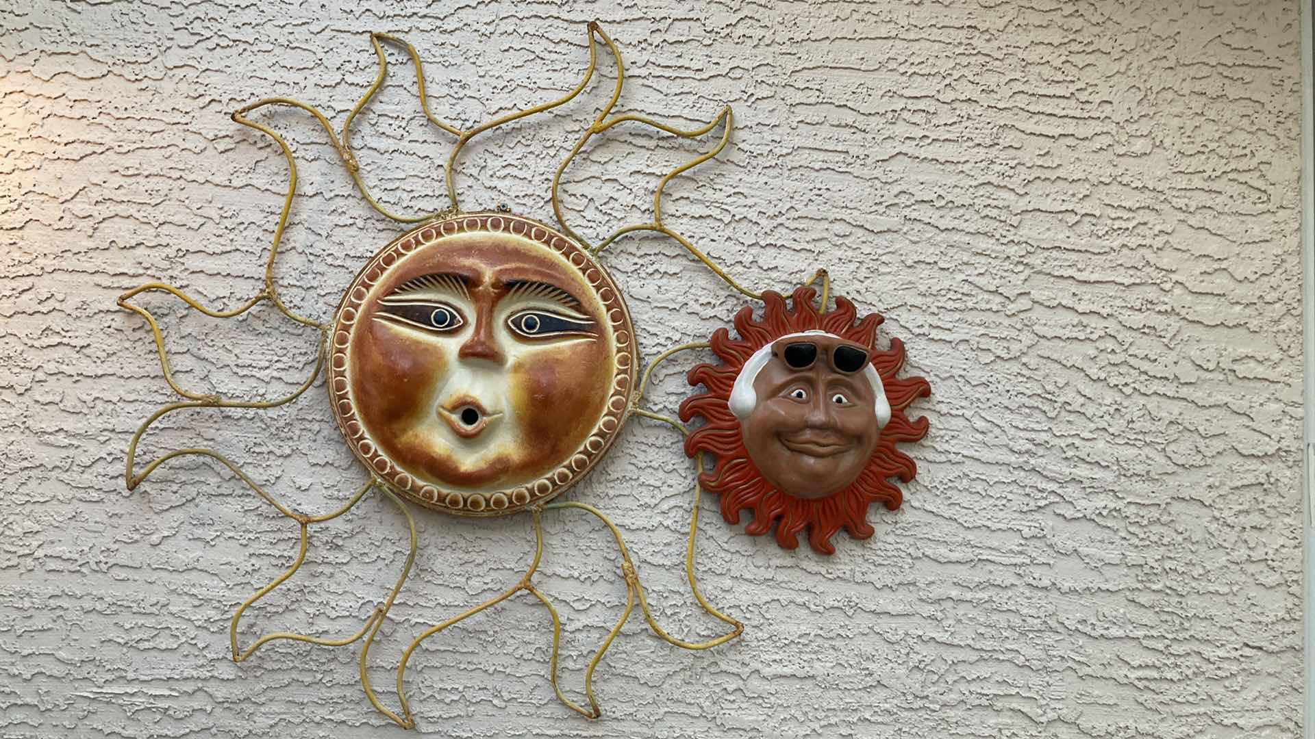 Photo 1 of SUN FACE OUTDOOR WALL ART 37” X 36”