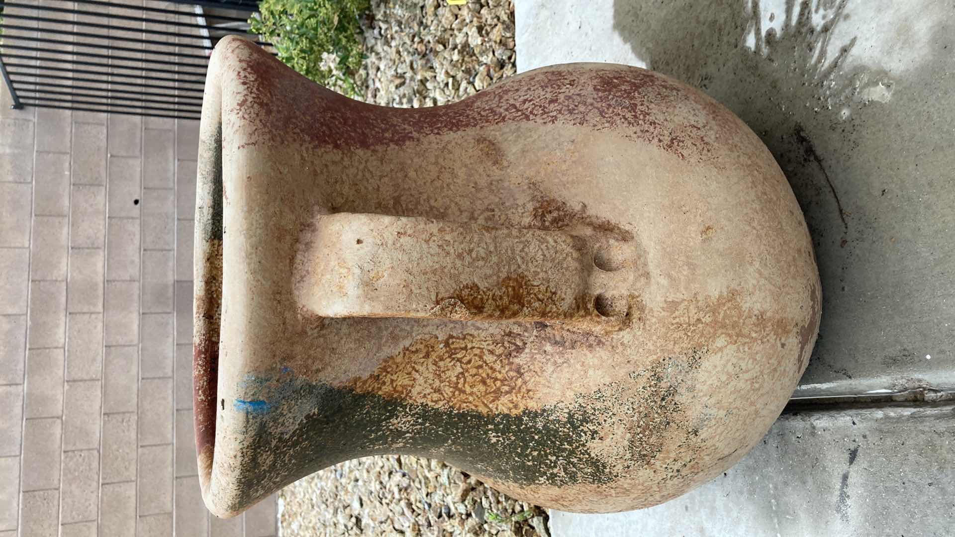 Photo 1 of SOUTHWESTERN CLAY PLANTER POT 18” X 22”