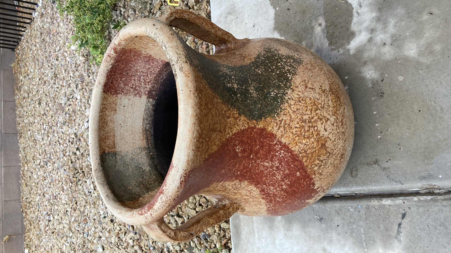 Photo 1 of SOUTHWESTERN CLAY PLANTER POT 18” X 22”