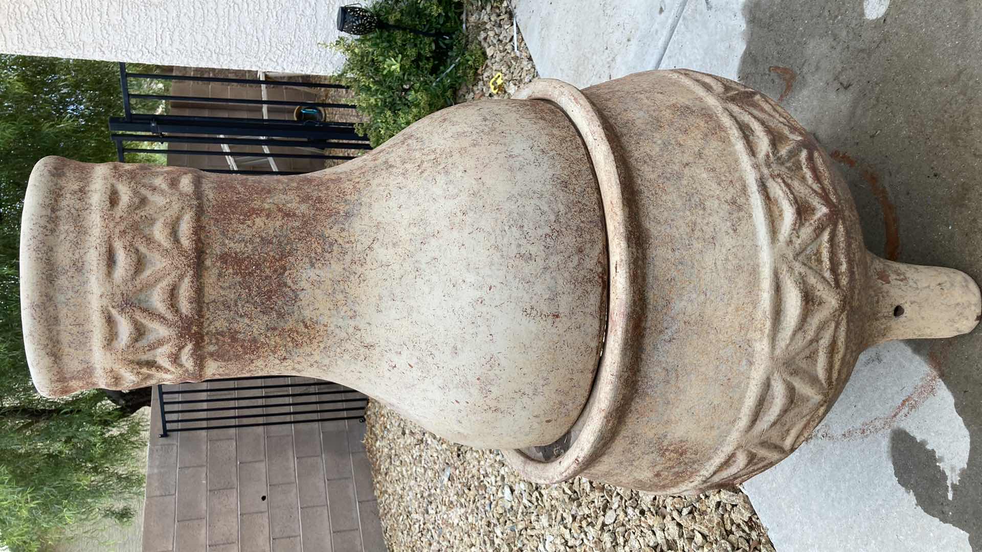 Photo 1 of SUN FACE CLAY CHIMINAHA 23” X 45”