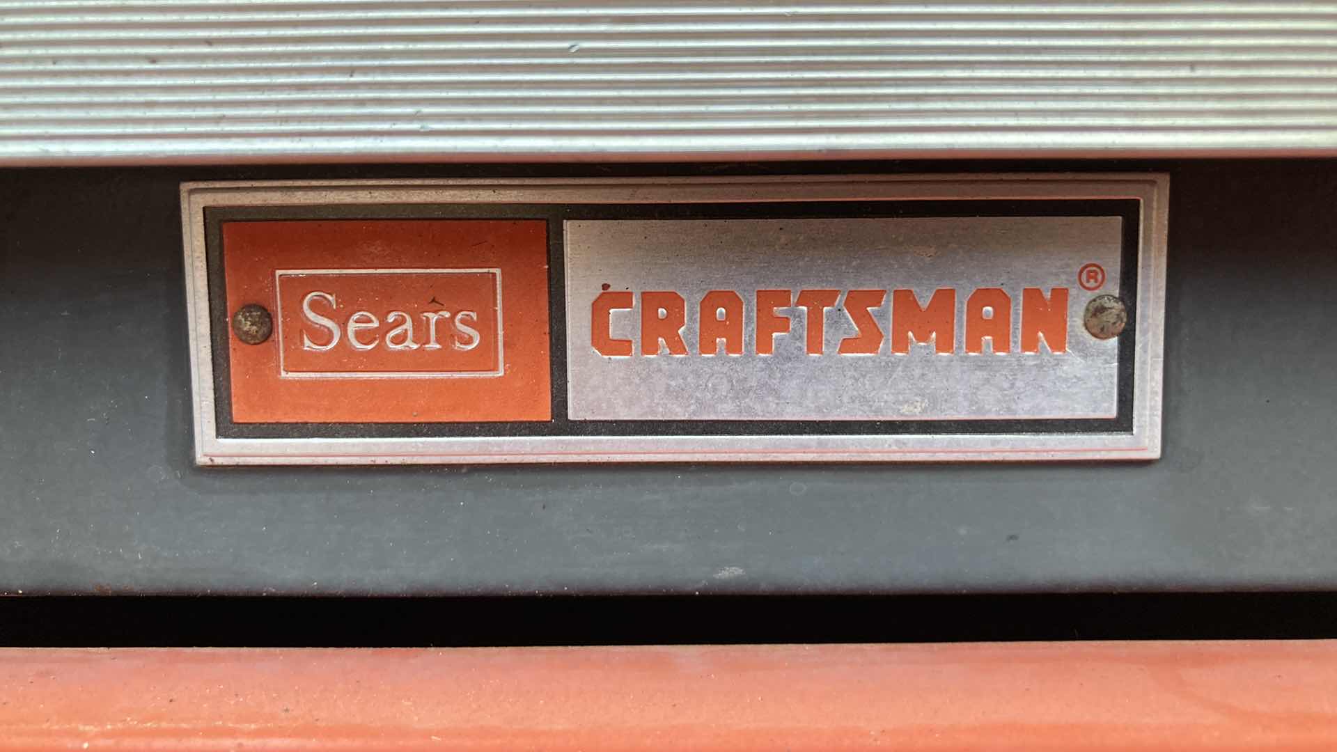 Photo 1 of CRAFTMAN ROLLING TOOL BOX W KEY 27” X 18” H46.5”