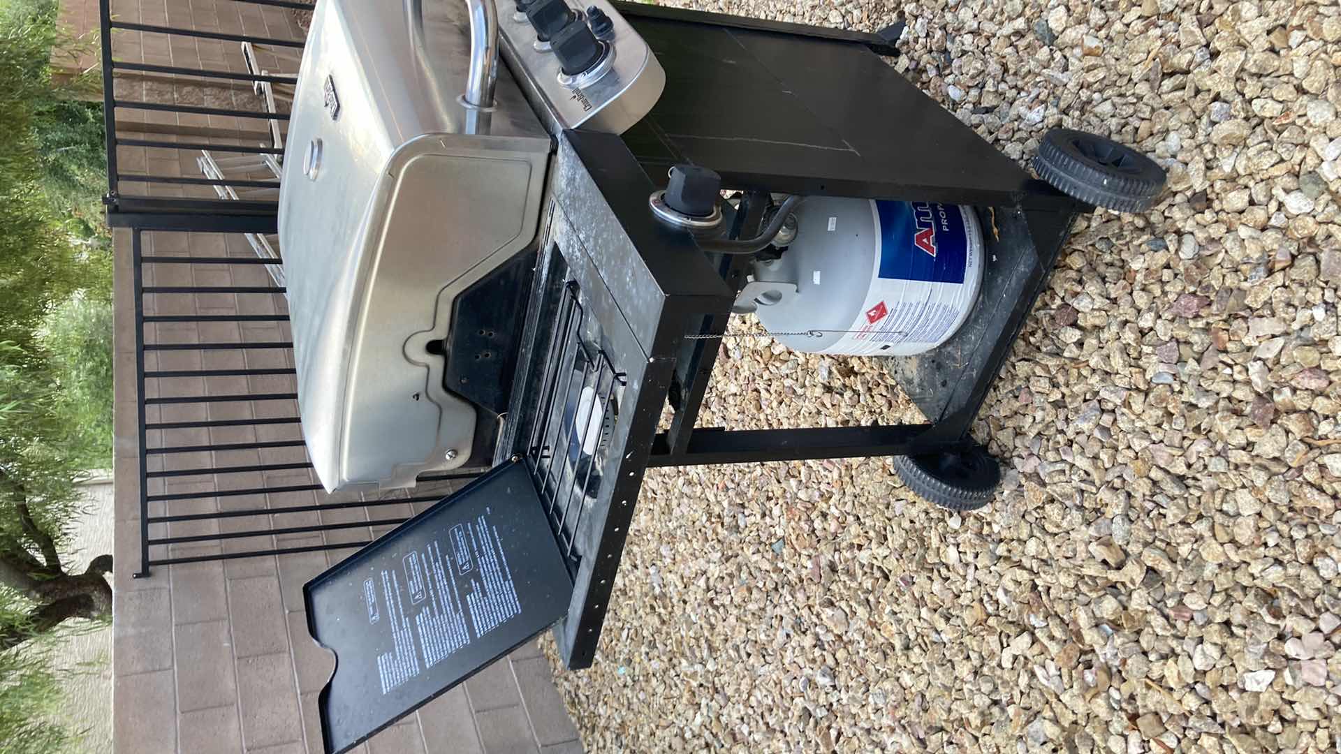 Photo 1 of CHAR-BROIL PERFORMANCE PROPANE GRILL MODEL 463347519 W TANKS & BBQ UTENSILS