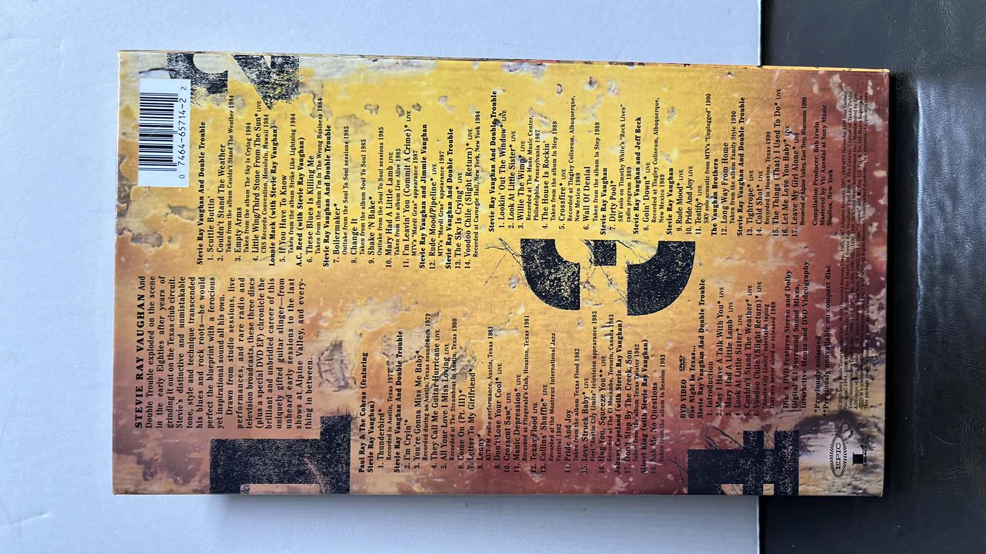 Photo 1 of STEVIE RAY VAUGHAN AND DOUBLE TROUBLE 3 CD BOX SET W DVD