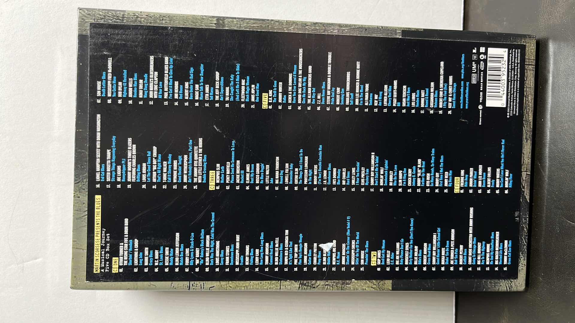 Photo 1 of MARTIN SCORSESE PRESENTS THE BLUES- A MUSICAL JOURNEY 5 CD BOX SET