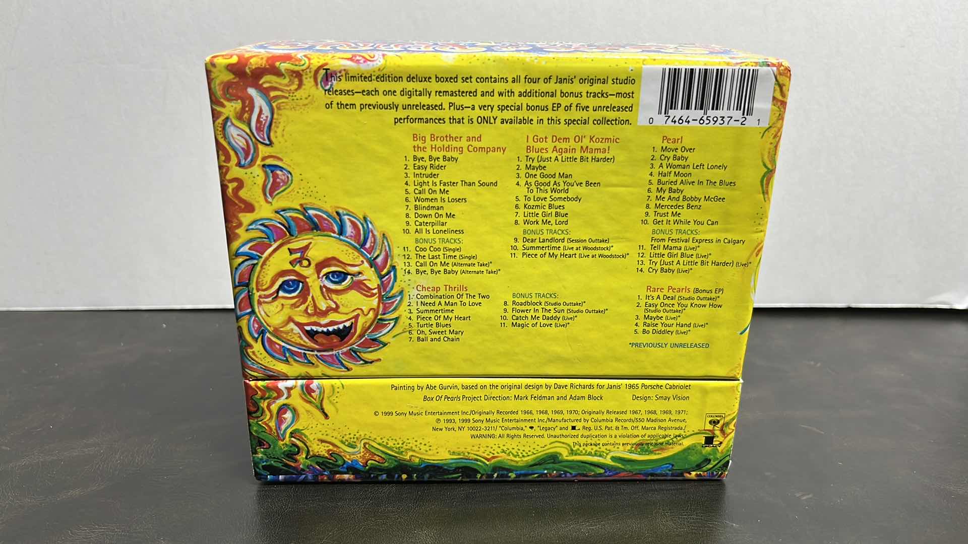 Photo 1 of BOX OF PEARLS THE JANIS JOPLIN COLLECTION 5 CD BOX SET