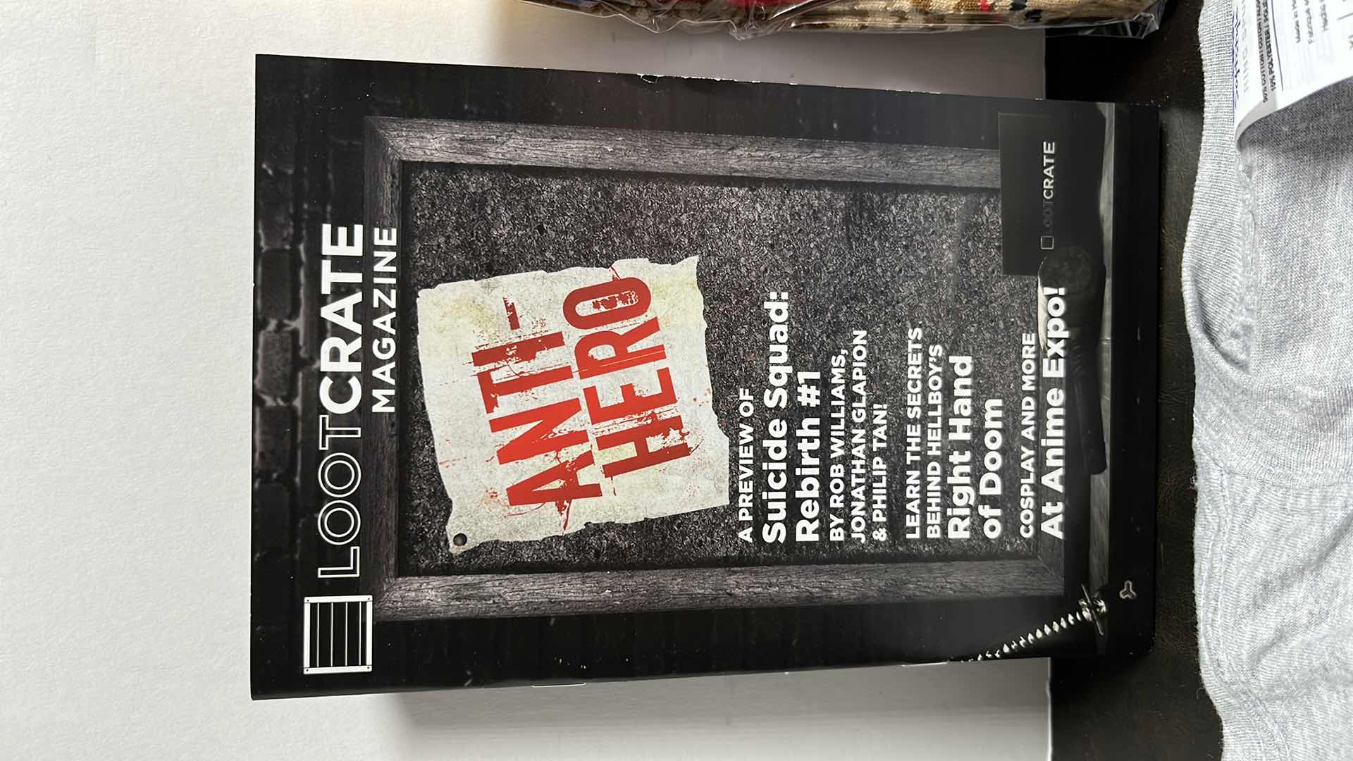 Photo 1 of LOOT CRATE BOX MXL AUGUST 2016 CRATE