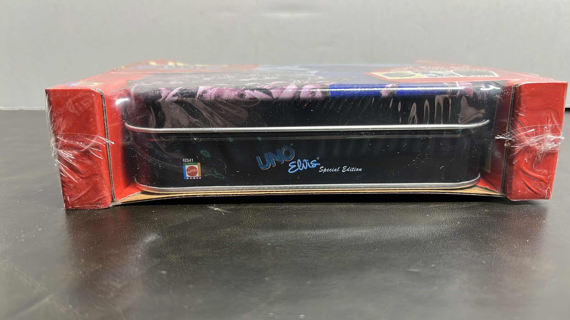 Photo 1 of NEW MATTEL GAMES UNO SPECIAL EDITION ELVIS PRESLEY W STORAGE TIN CARD GAME MODEL 42541
