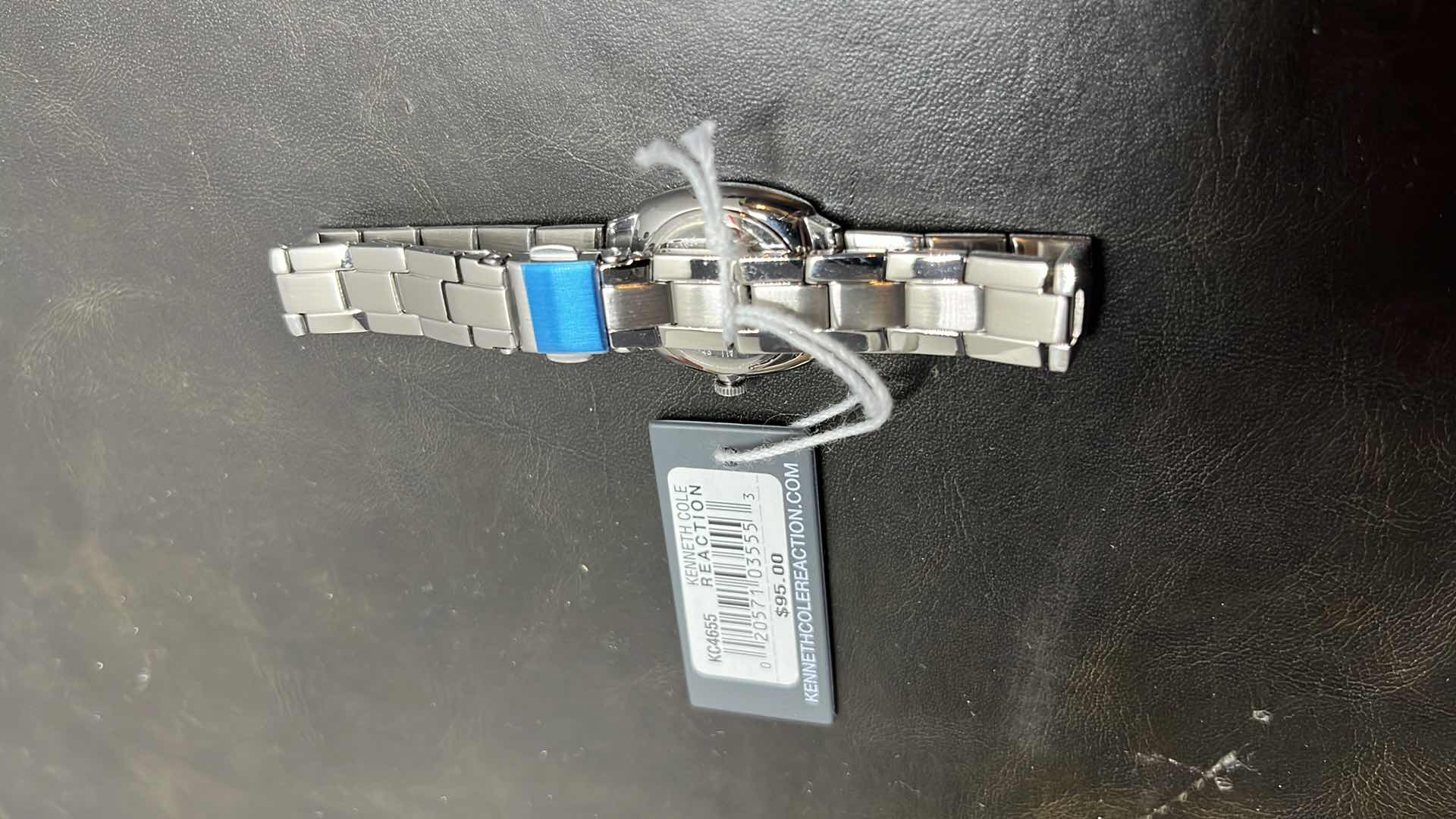 Photo 1 of NEW WOMENS KENNETH COLE REACTION ALL STAINLESS STEEL WATER RESISTANT WATCH IN BOX, MODEL KC4655