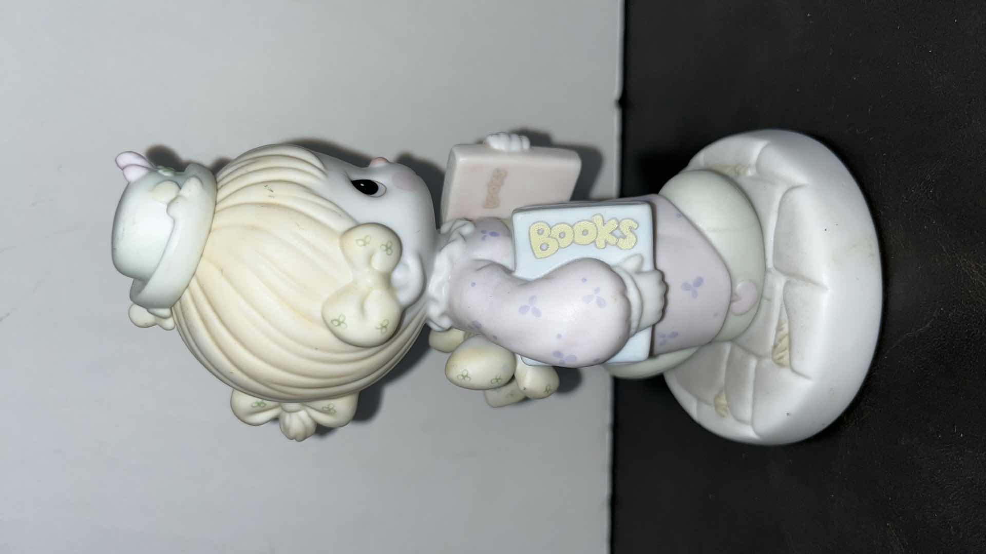 Photo 1 of VINTAGE PRECIOUS MOMENTS “HAPPY DAYS ARE HERE AGAIN” CERAMIC FIGURES 5.75”, #104396