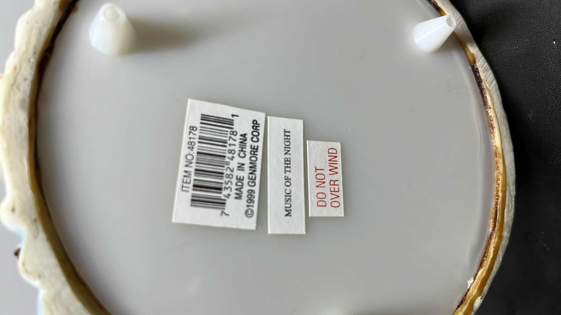 Photo 1 of GENMORE CORP CERAMIC MUSICAL ANGEL CAROUSEL “MUSIC OF THE NIGHT” 1999, MODEL #48178