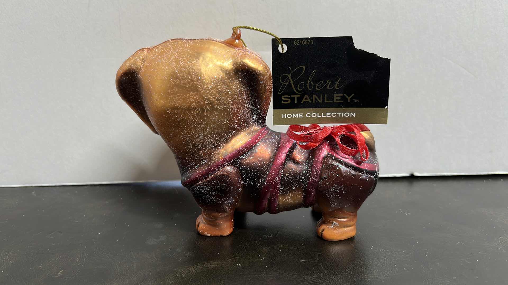 Photo 1 of ASSORTED GLASS CHRISTMAS ORNAMENTS (5)