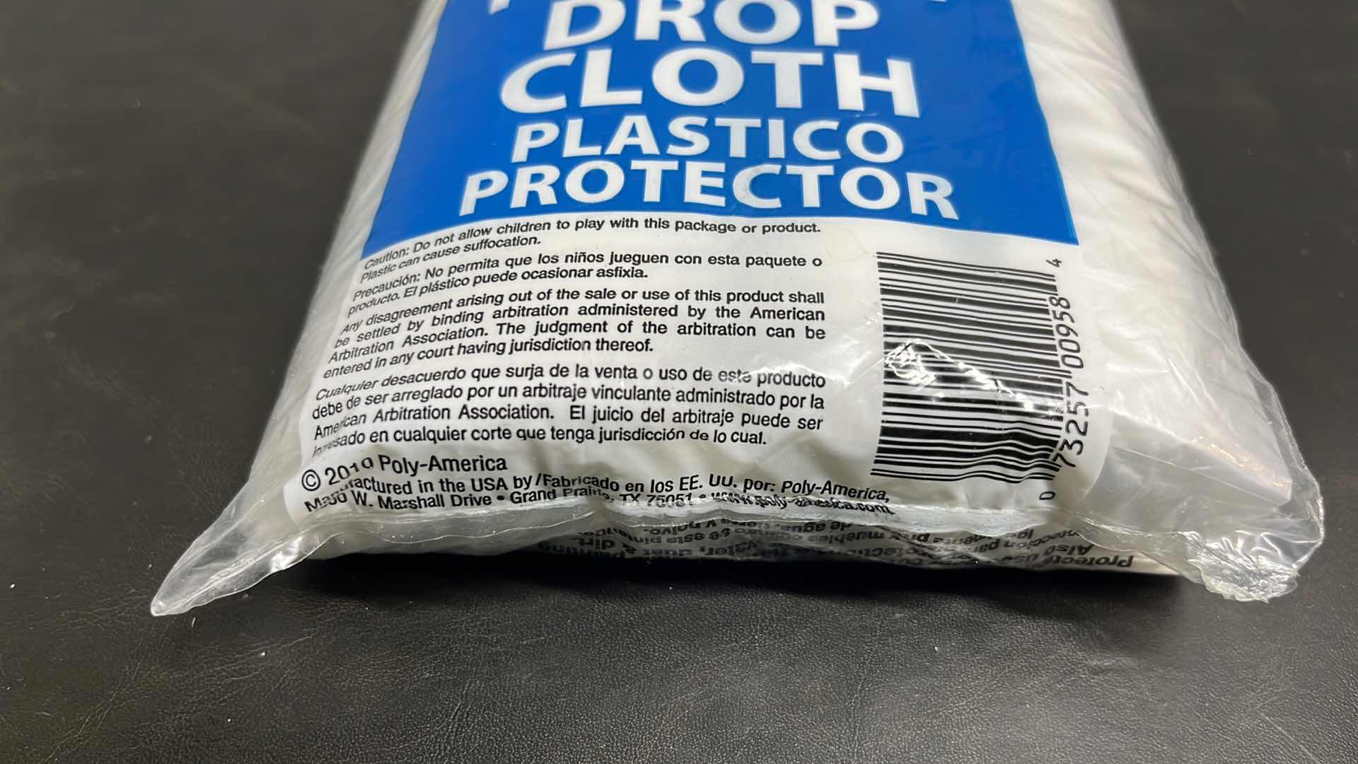 Photo 1 of NEW AIRBAKER JUMBO VACUUM STORAGE BAGS (6) & HUSKY 0.7 MIL PLASTIC DROP CLOTH 3-PACK