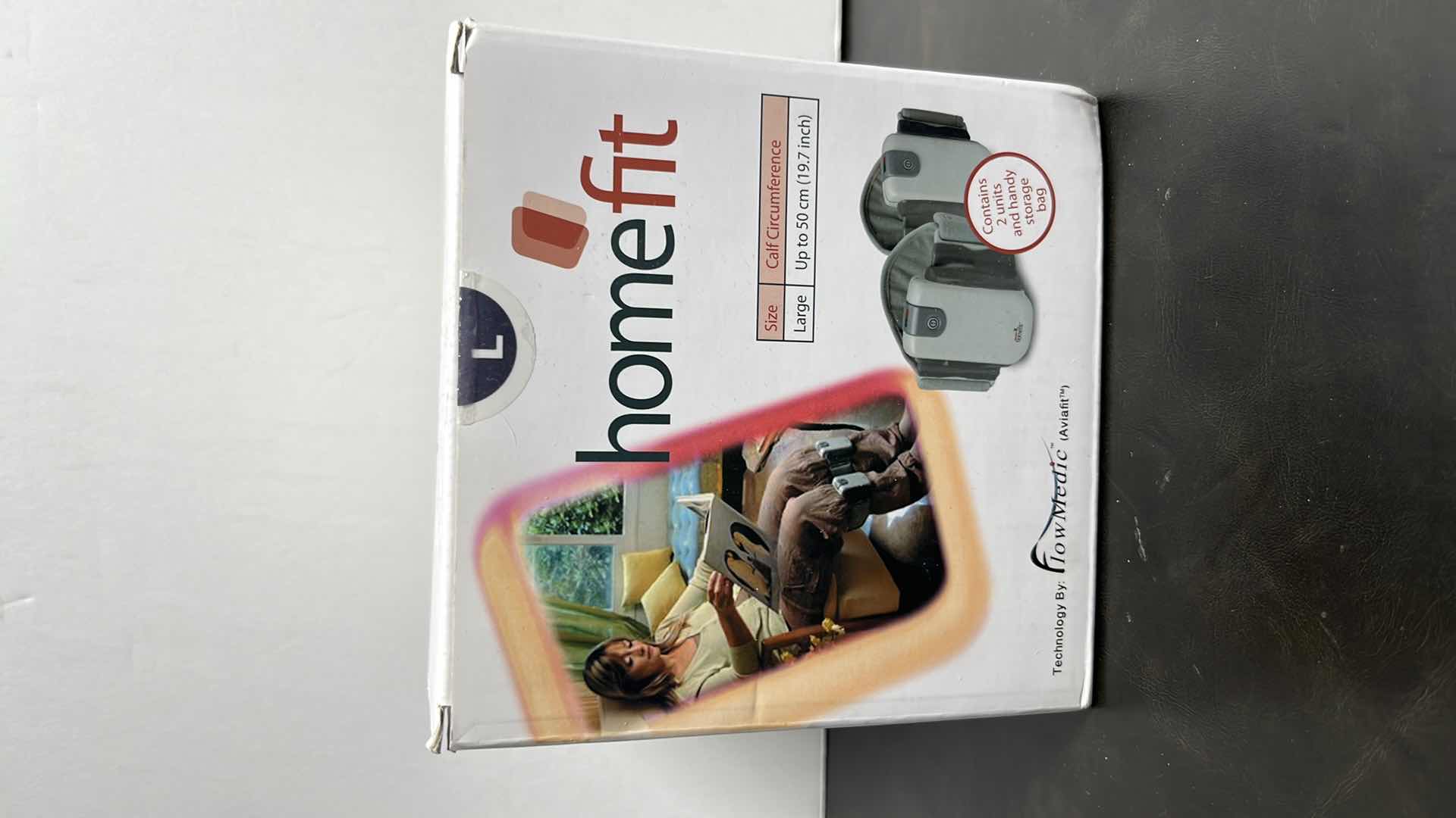 Photo 1 of FLOW MEDIC BY AVIAFIT PULSATING LEG LEGBAND CIRCULATION MASSAGERS, SIZE LARGE