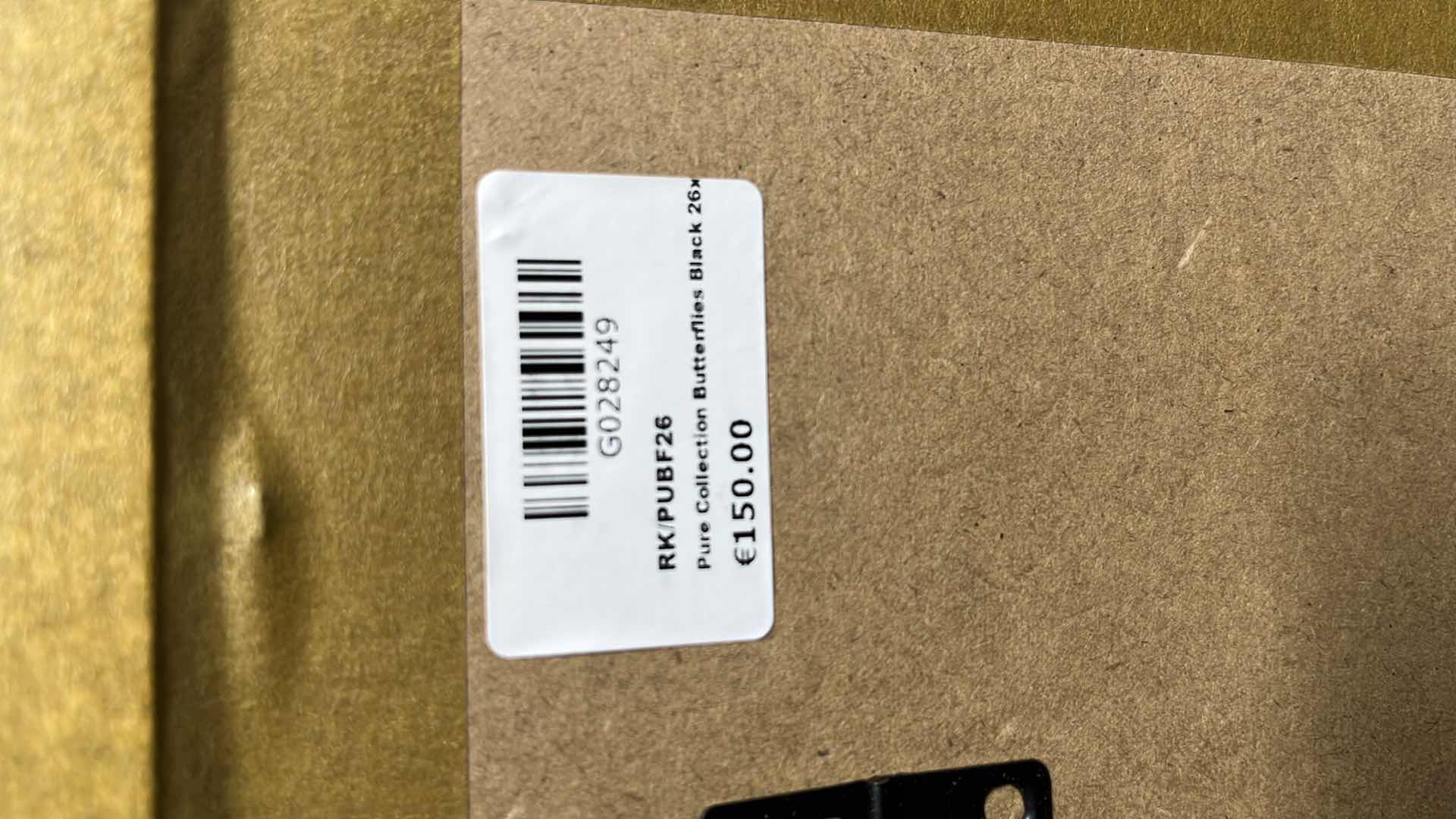 Photo 1 of IRISH ARTIST REBEKA KAHN “LIVE LIFE TO THE FULL” PURE COLLECTION BUTTERFLIES SIGNED FRAMED ART 1.45” X 10.25” H10.25”, STYLE CODE RKPUBF26