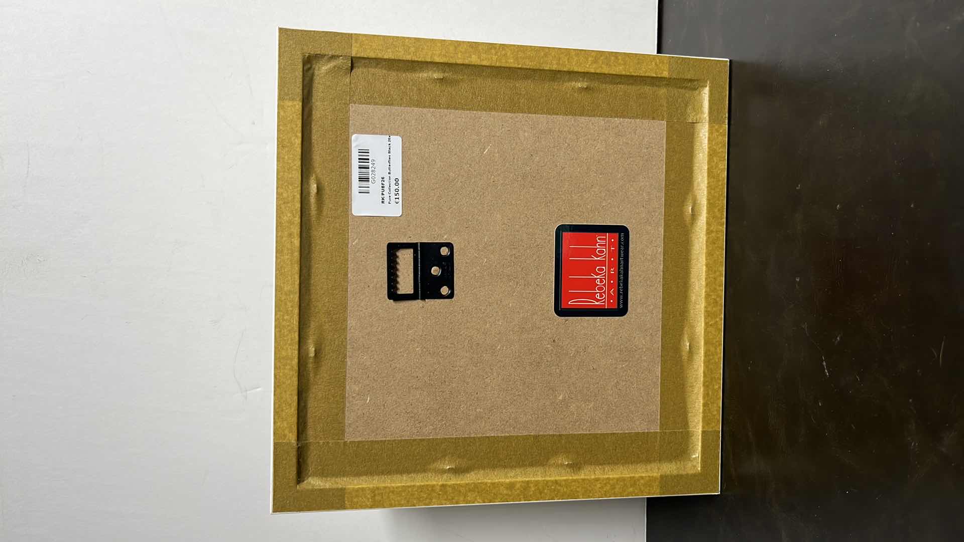 Photo 1 of IRISH ARTIST REBEKA KAHN “LIVE LIFE TO THE FULL” PURE COLLECTION BUTTERFLIES SIGNED FRAMED ART 1.45” X 10.25” H10.25”, STYLE CODE RKPUBF26