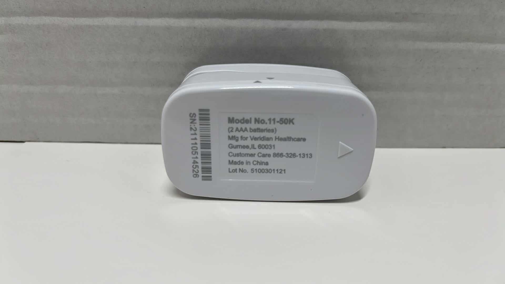 Photo 1 of SMARTHEART FINGERTIP PULSE OXIMETER, BATTERY POWERED, MODEL 11-50K