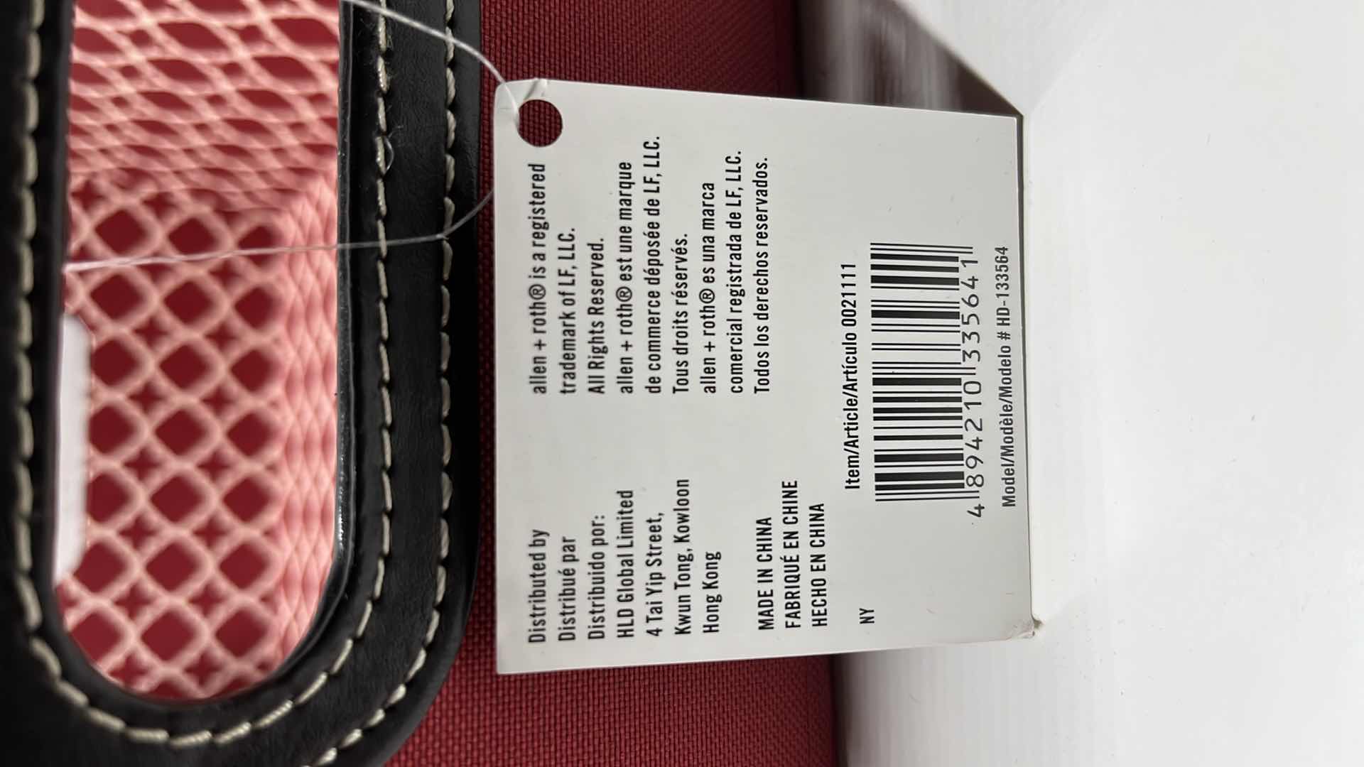 Photo 1 of NEW ALLEN & ROTH SHALLOW TOTE 9.5” X 14.4” H5” (3)