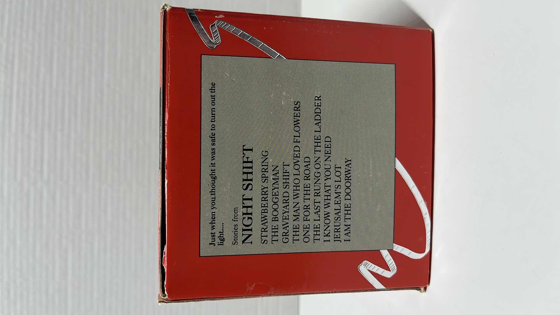 Photo 1 of WALDEN TAPES STEPHEN KING NIGHT SHIFT 6 AUDIO CASSETTE GIFT SET IN ORIGINAL PACKAGING, FOREWARD BY JOHN D MACDONALD, 6 FULL HOURS OF TERROR