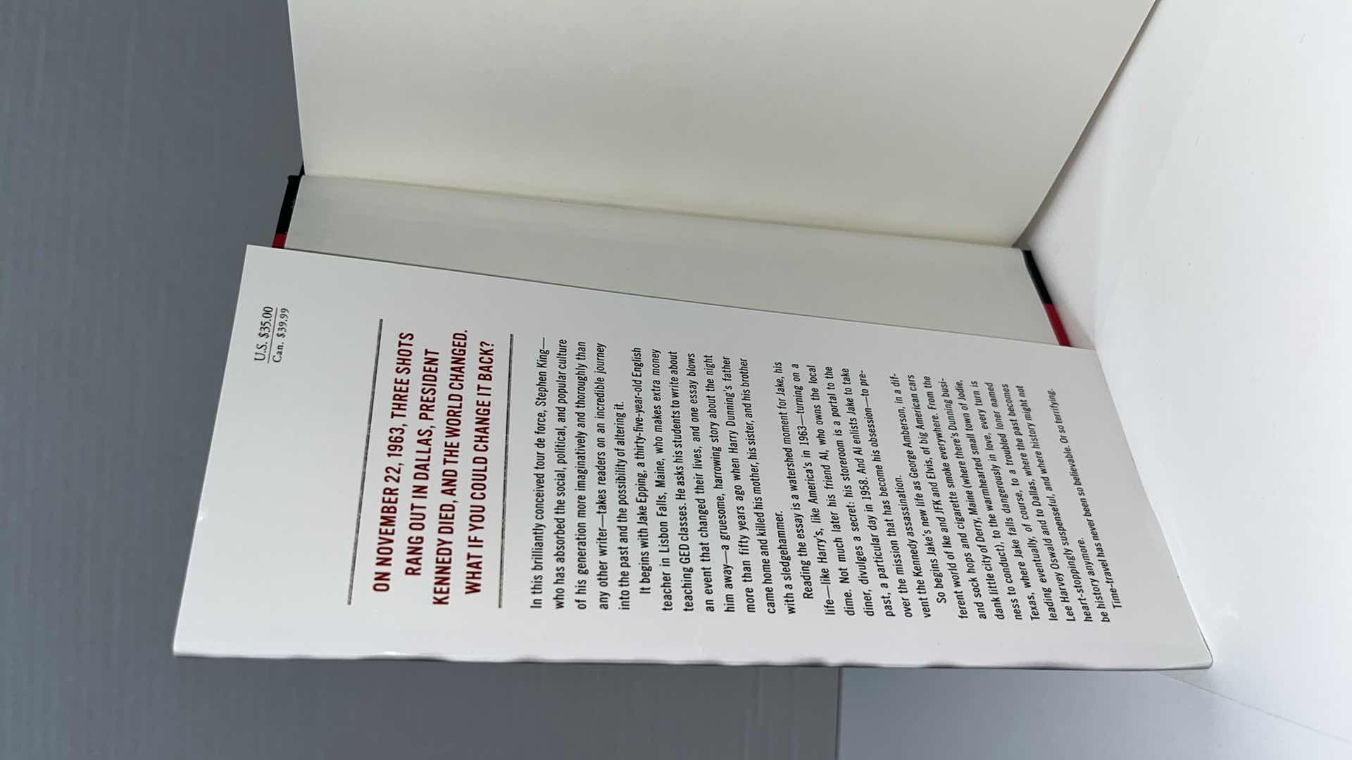 Photo 1 of 11/22/63 A NOVEL BY STEPHEN KING HARDCOVER BOOK