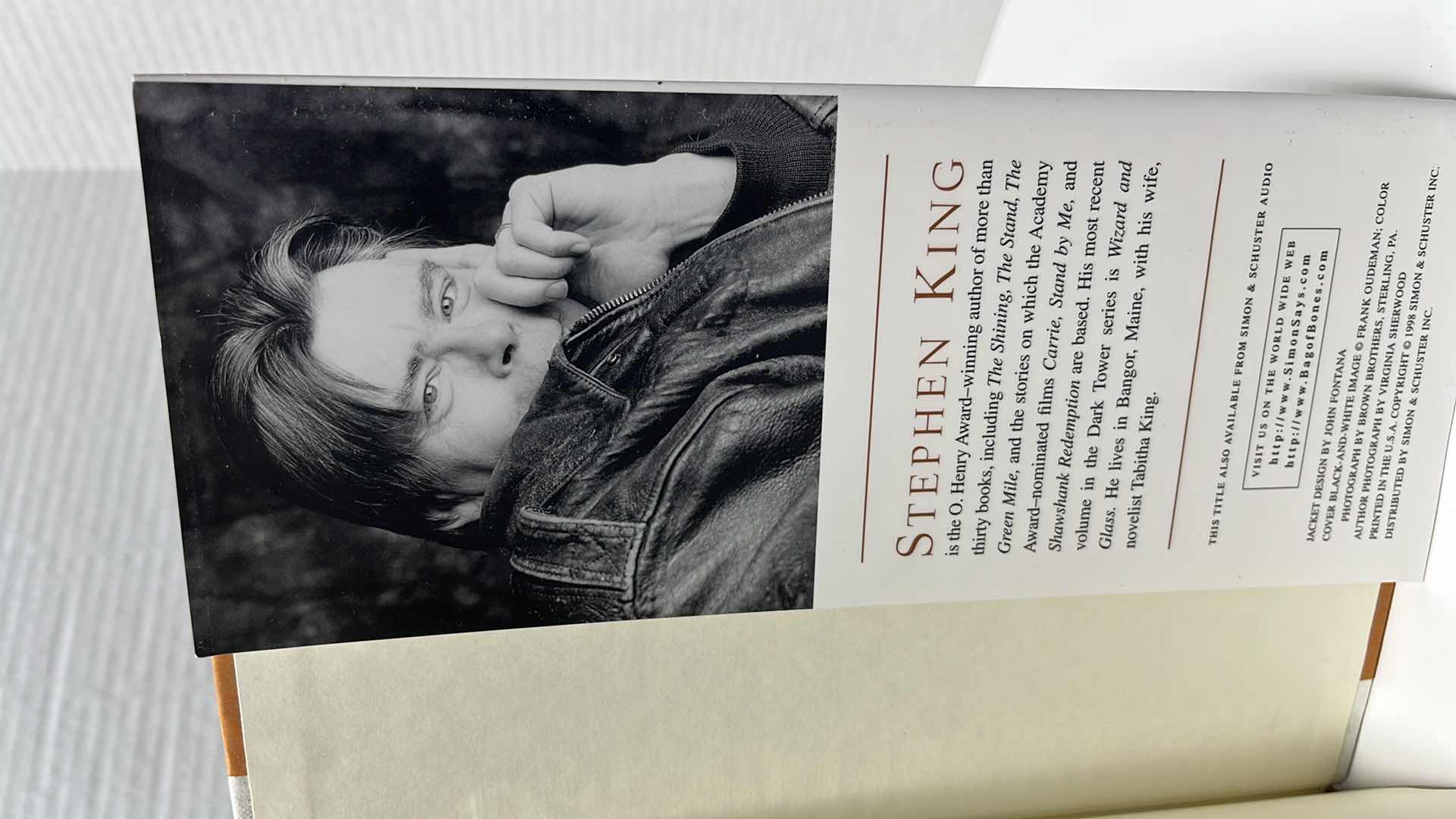 Photo 1 of BAG OF BONES, A NOVEL BY STEPHEN KING, FIRST EDITION FIRST PRINTING HARDCOVER BOOK (1998)