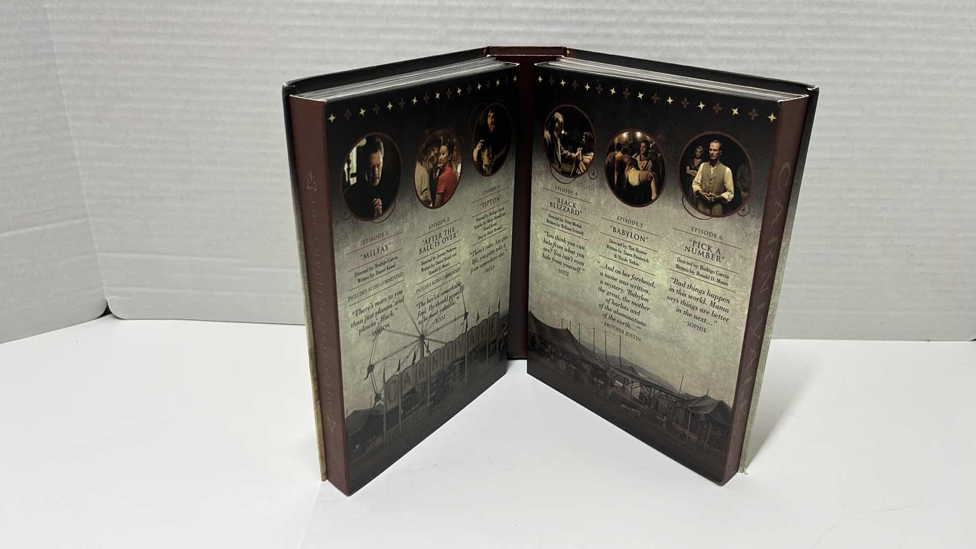 Photo 1 of CARNIVALE THE COMPLETE FIRST & SECOND SEASON 6 DISC DVD SETS (2)