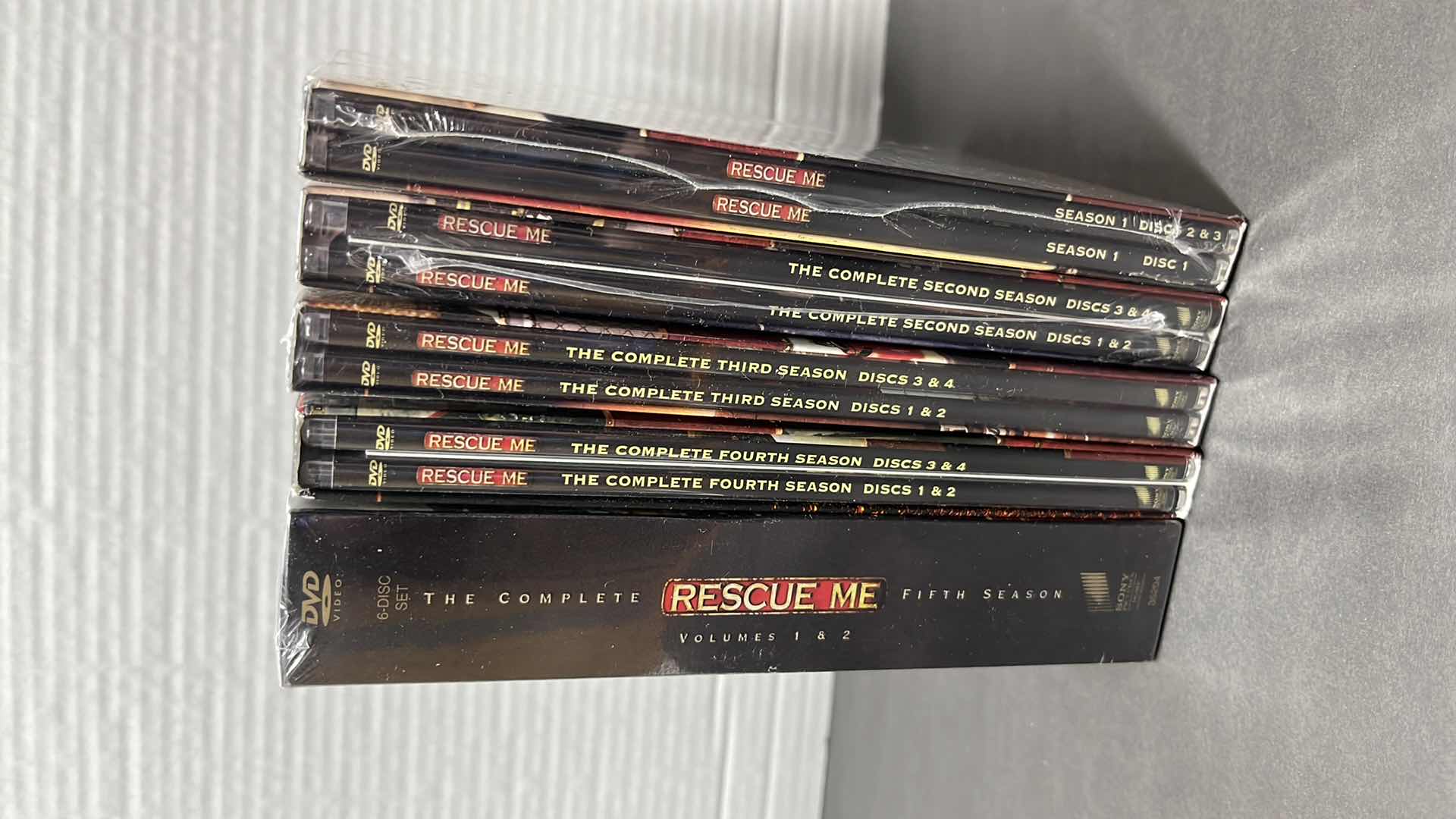 Photo 1 of RESCUE ME THE COMPLETE SERIES SEASONS 1-5 DVD SETS (5)
