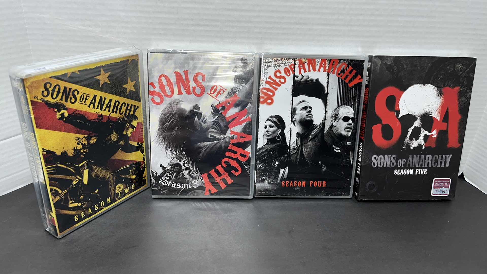 Photo 1 of NEW SONS OF ANARCHY SEASONS 1-5 DVD SETS (5)