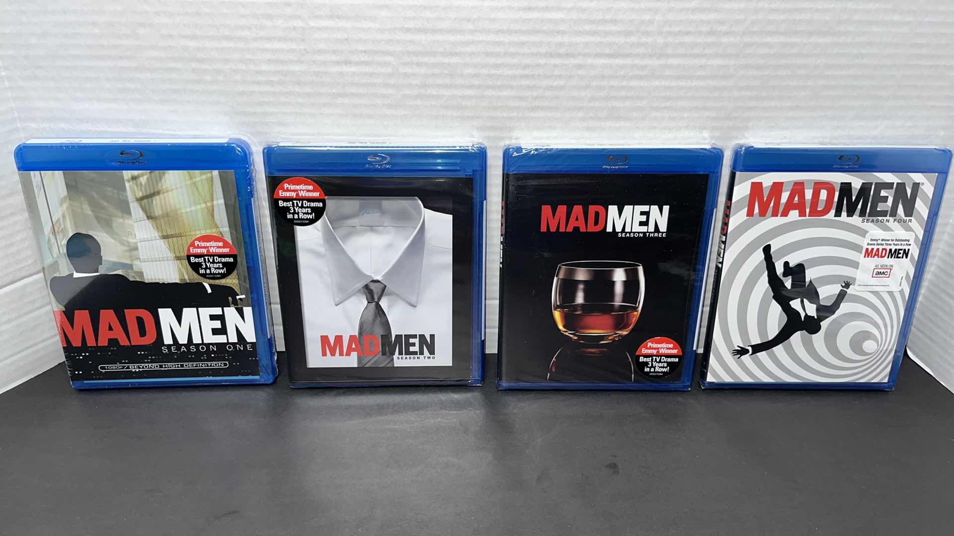 Photo 1 of NEW MADMEN SEASONS 1-4 BLU RAY DISC SETS (4)