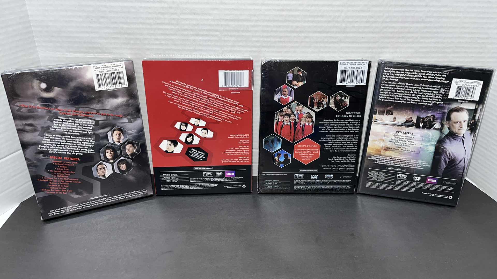 Photo 1 of NEW TORCHWOOD SEASONS 1-4 DVD DISC SETS (4)