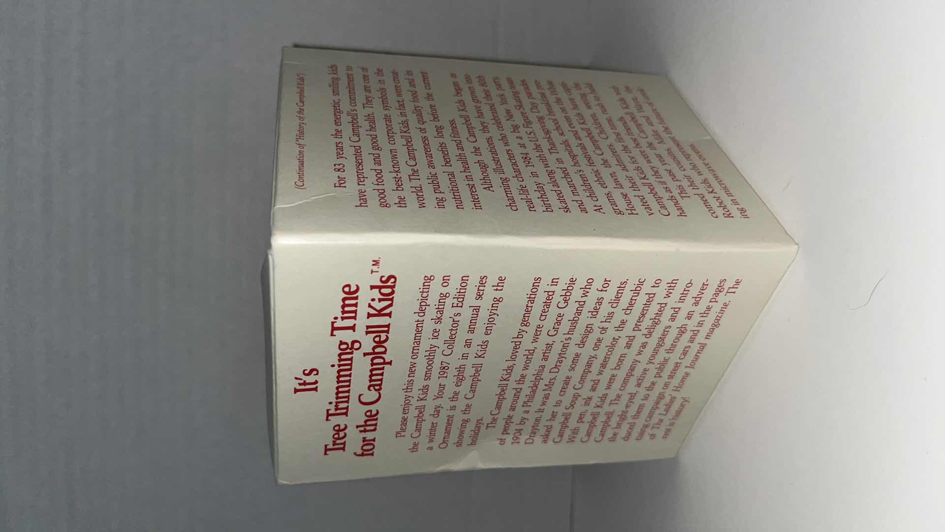 Photo 4 of 1987 CAMPBELL SOUP KIDS ORNAMENT