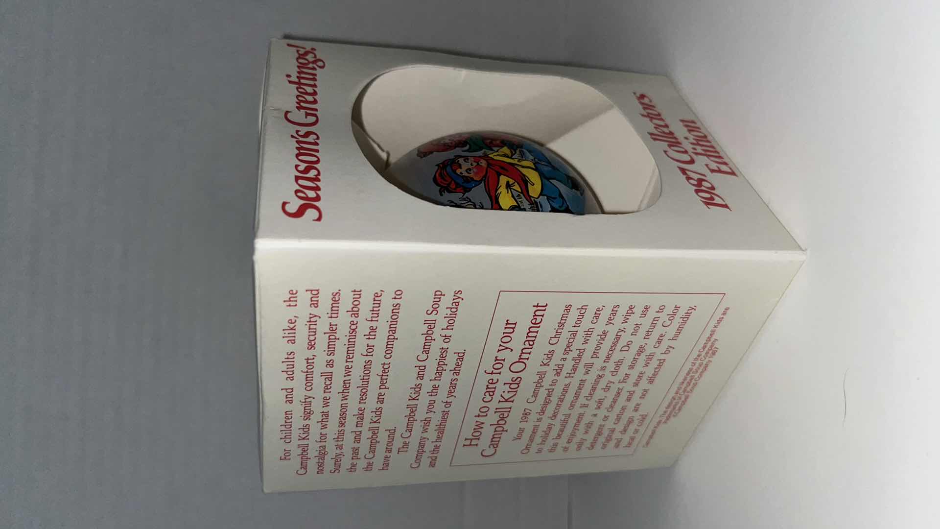 Photo 3 of 1987 CAMPBELL SOUP KIDS ORNAMENT