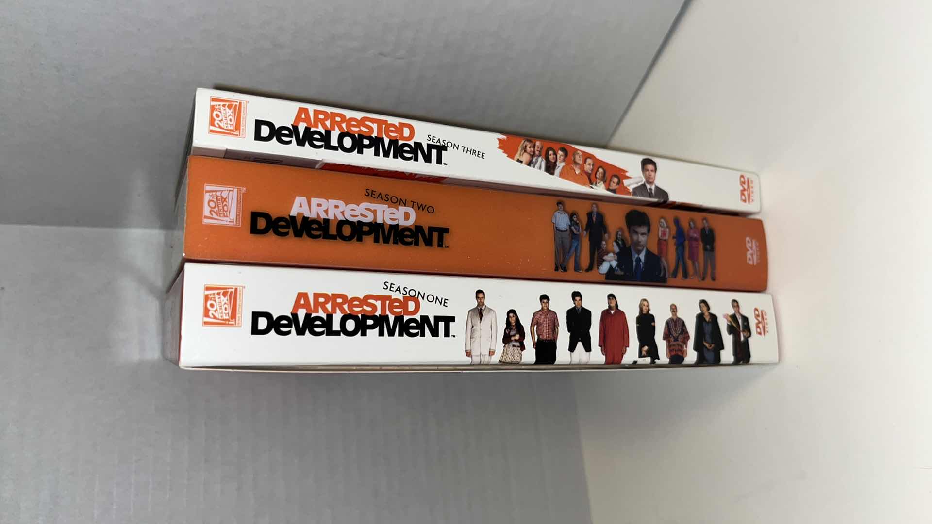 Photo 1 of ARRESTED DEVELOPMENT SEASONS 1-3 DVD BOX SETS (3)