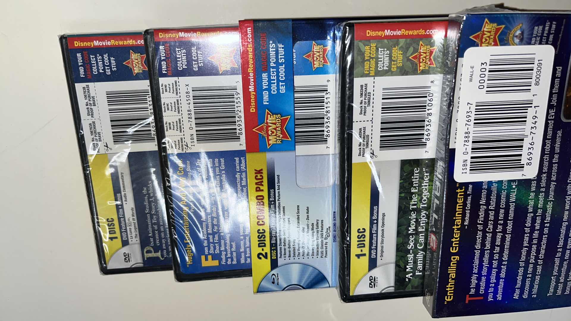 Photo 1 of NEW DISNEY DVD MOVIES, VARIOUS TITLES (5)