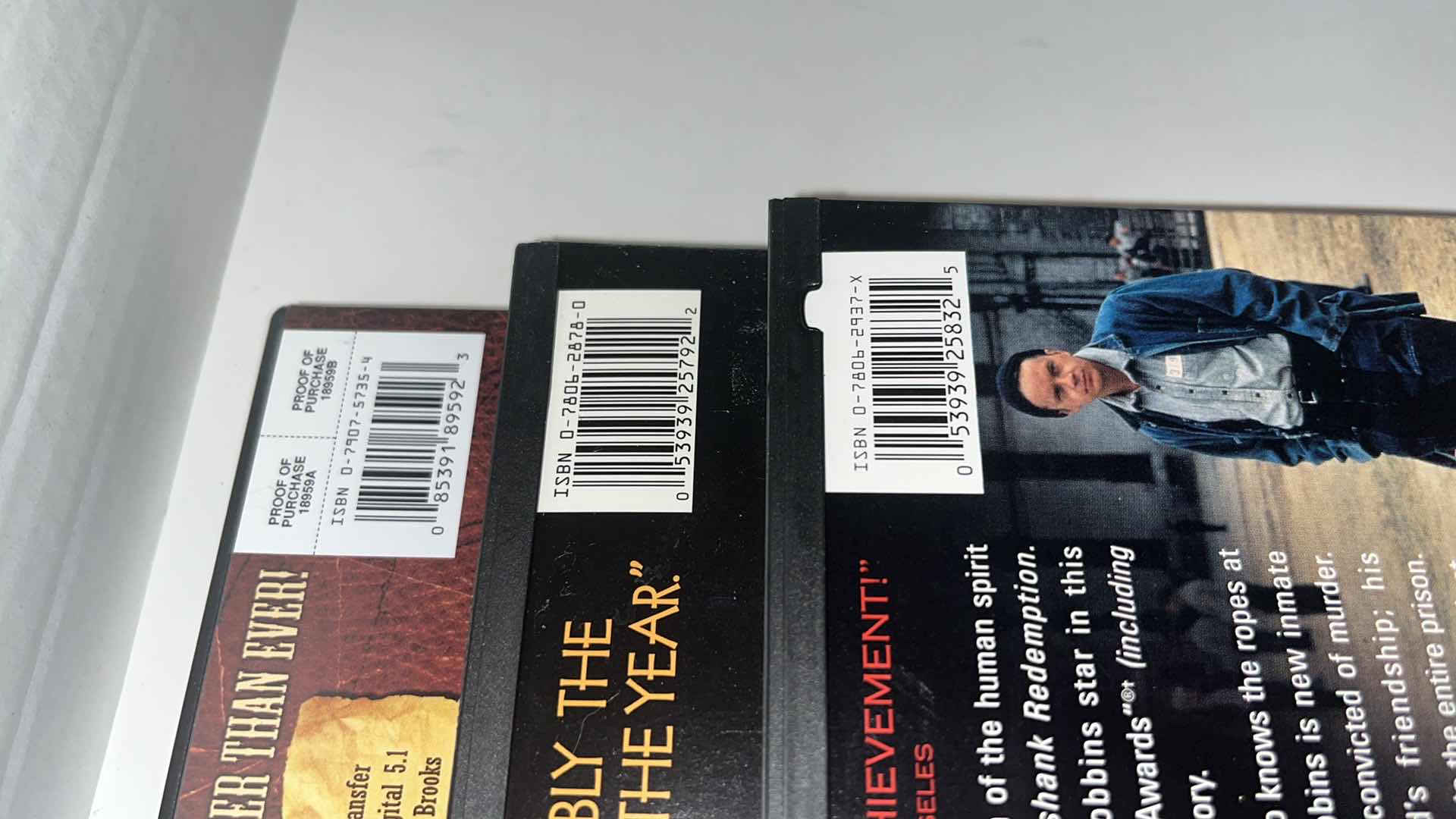 Photo 1 of BLAZING SADDLES, THE GREEN MILE & SHAWSHANK REDEMPTION DVD MOVIES (3)