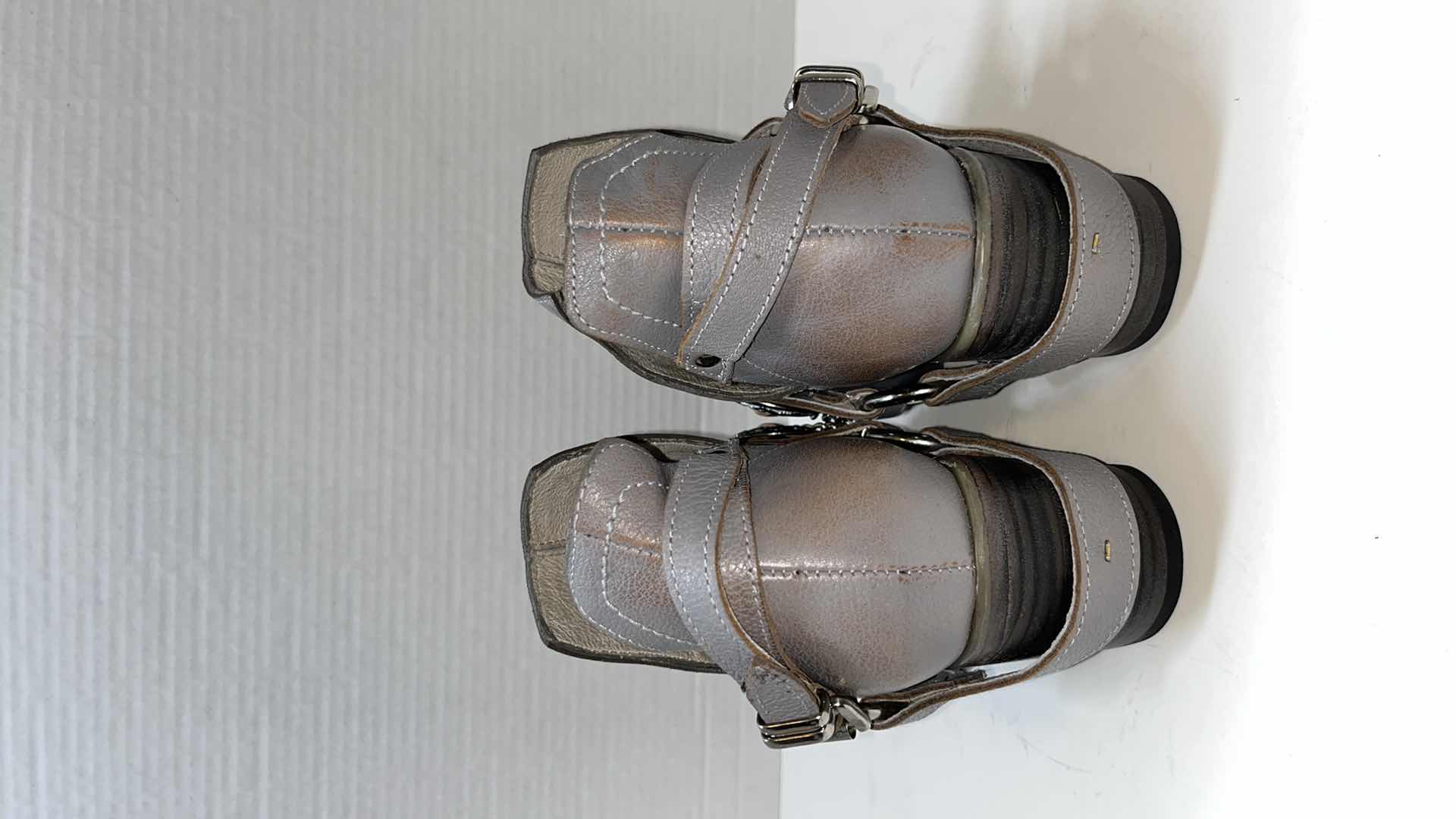 Photo 1 of FREEBIRD BY STEVEN MYSTIC ANKLE BOOTIES, GRAY/TAN (WOMENS SIZE 9)