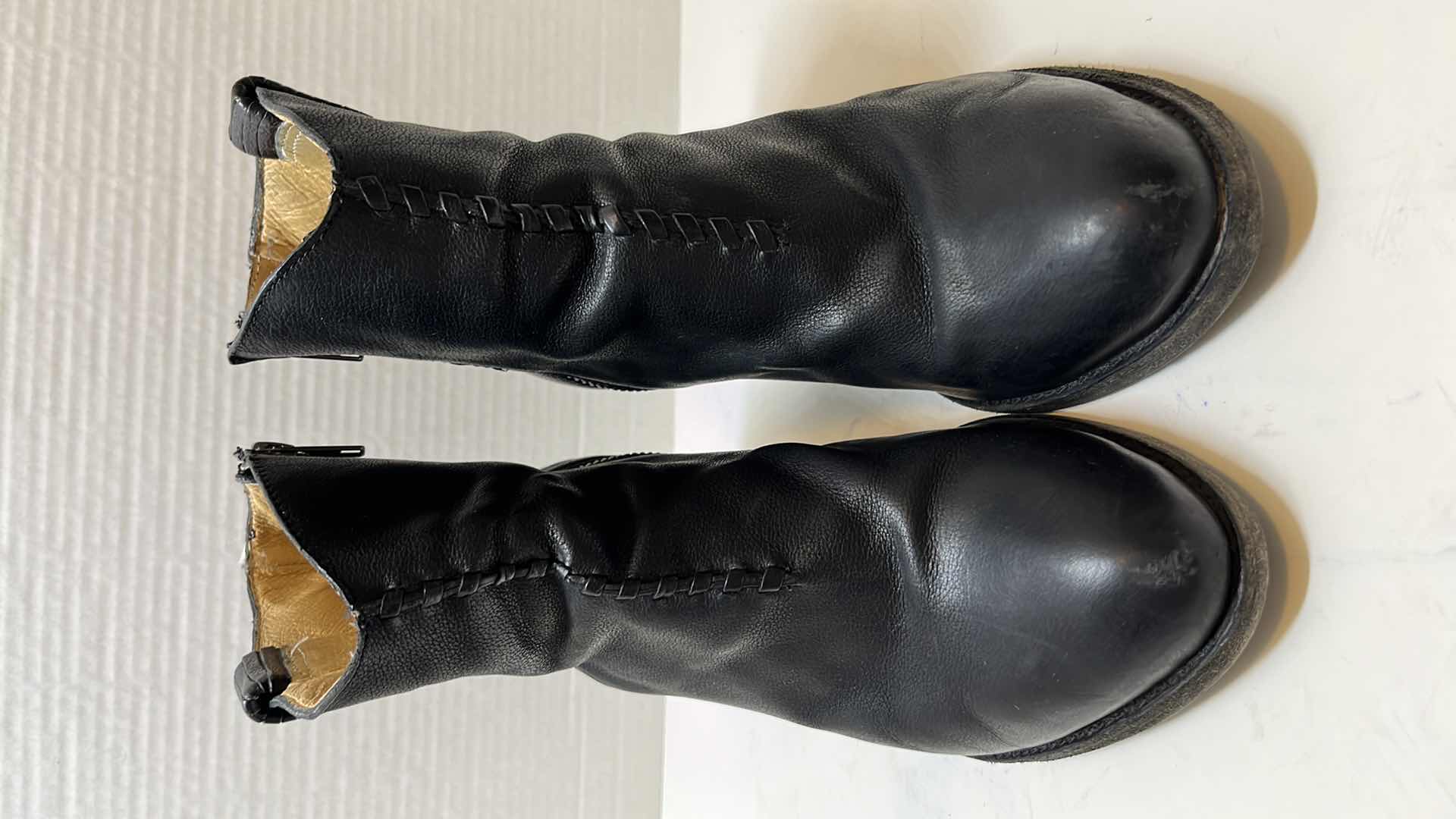 Photo 1 of FRYE IIANA WHIPSTITCH SHORT ANKLE BOOTIE, BLACK (WOMENS SIZE 9)