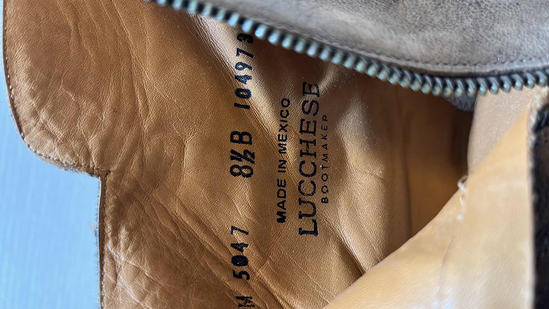 Photo 1 of LUCCHESE BOOTMAKER CATALINA ROUND TOE ANKLE BOOT, BROWN (WOMENS SIZE 8.5)