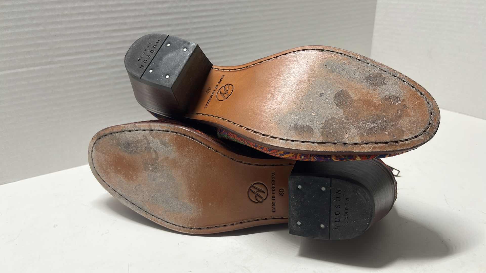 Photo 1 of H BY HUDSON GARNETT LIBERTY VELVET MID ANKLE BOOT (WOMENS SIZE 40)