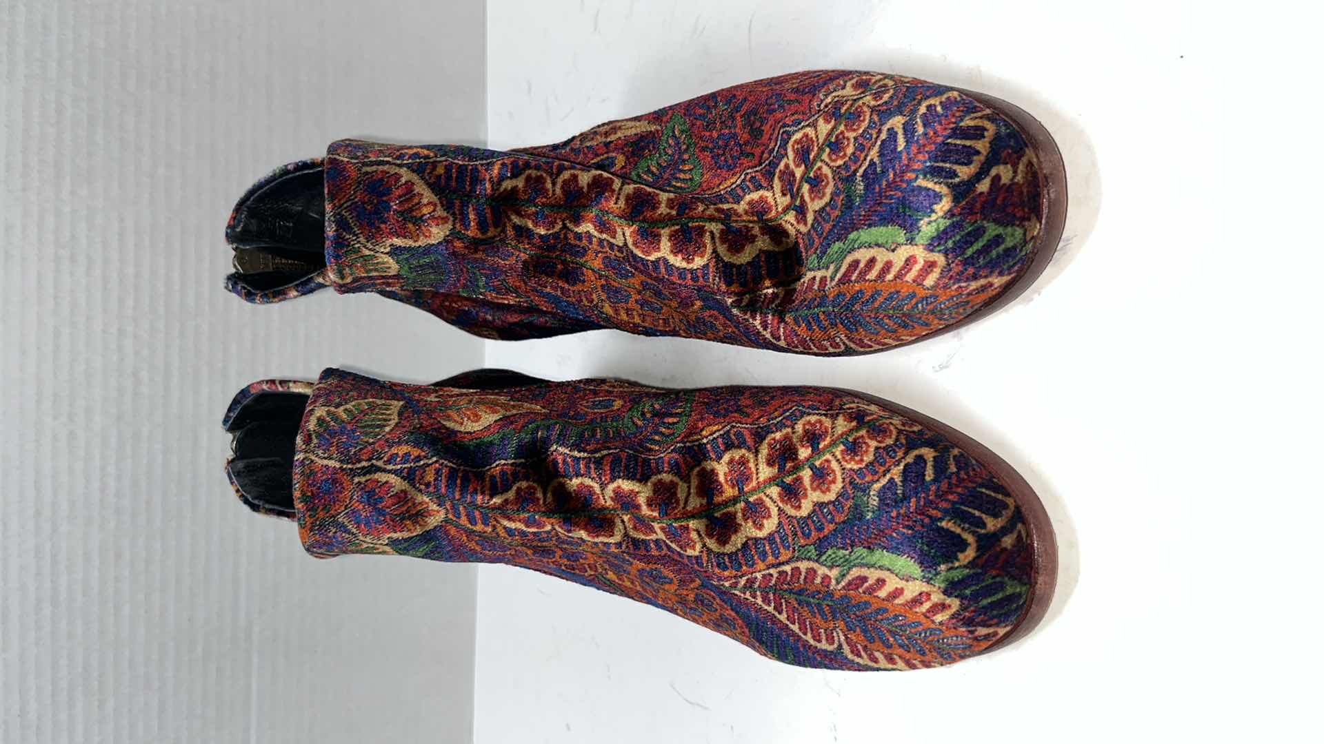 Photo 1 of H BY HUDSON GARNETT LIBERTY VELVET MID ANKLE BOOT (WOMENS SIZE 40)