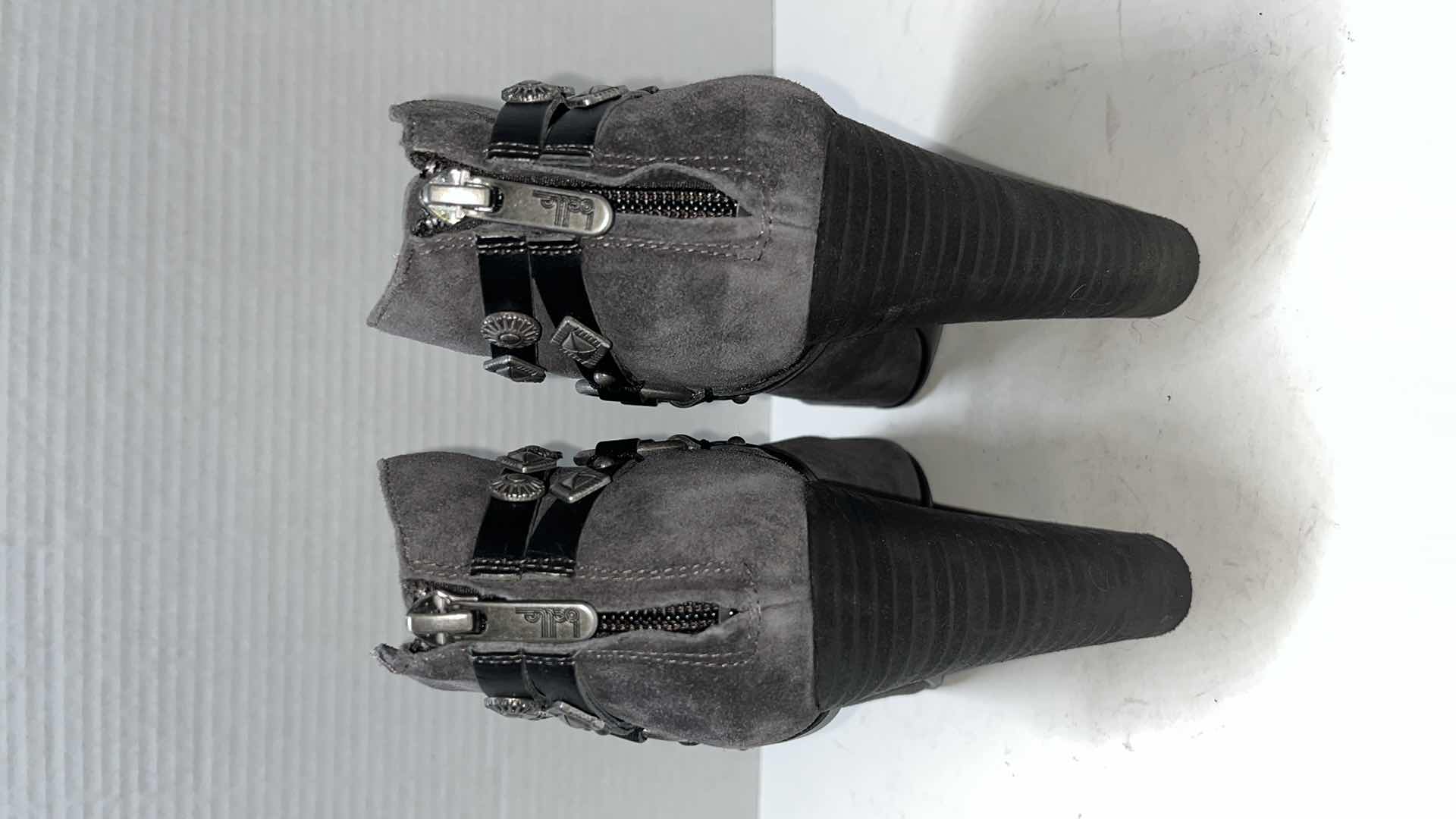 Photo 1 of BELLE BY SIGERSON MORRISON SUEDE VERO BOOTIE, DARK GREY (WOMENS SIZE 9)