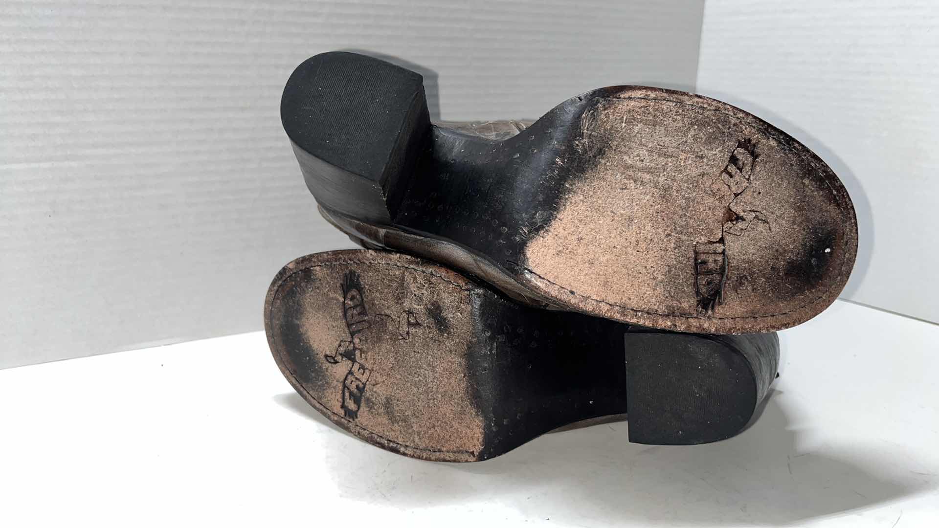 Photo 1 of FREEBIRD BY STEVEN LION LEATHER ANKLE BOOT, DISTRESSED BROWN (WOMENS SIZE 9)