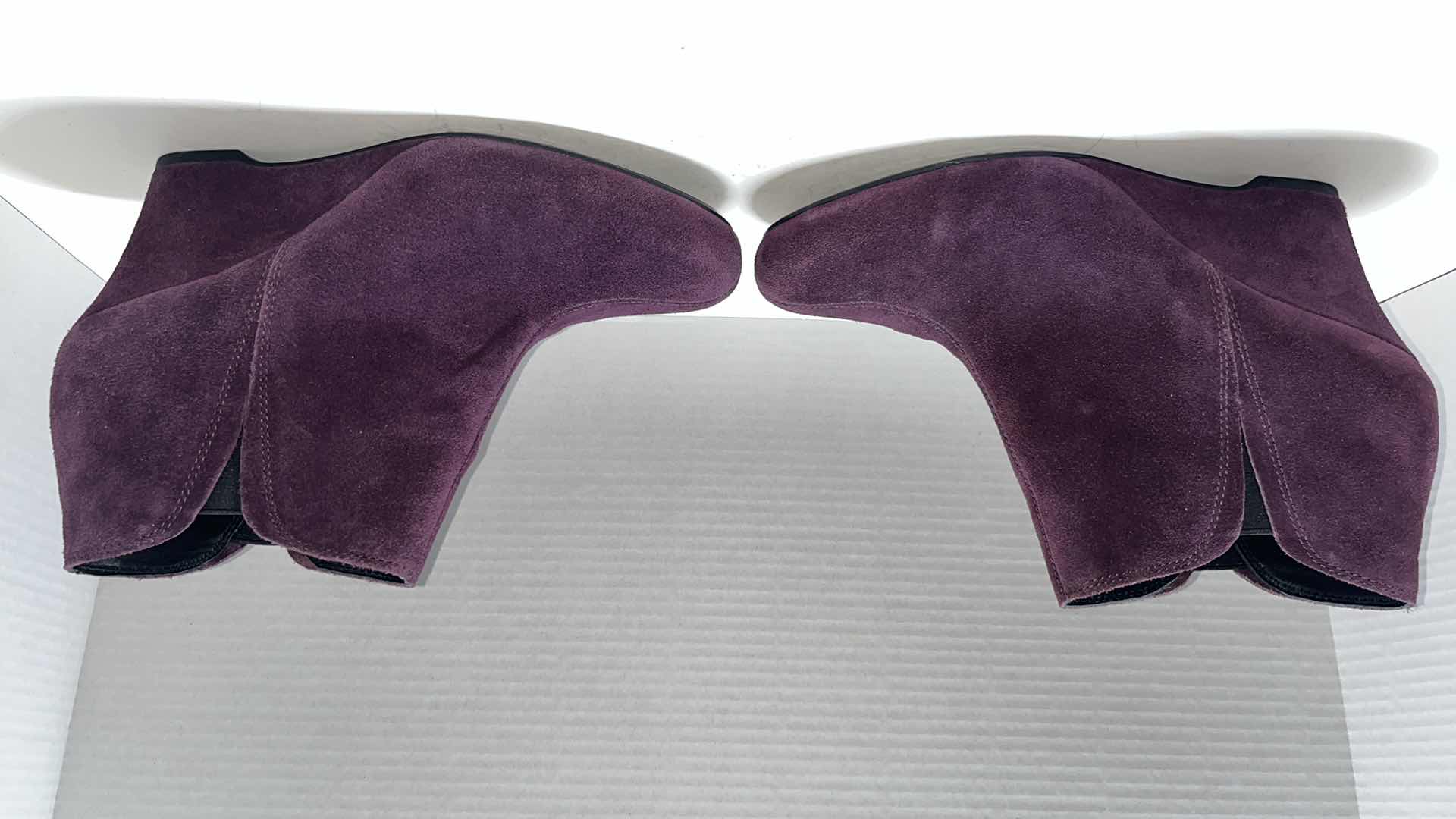 View 4 of CROWN BY BORN FAYLAN SLIP-ON WEDGE BOOTIES, PURPLE (WOMENS SIZE 9.5)