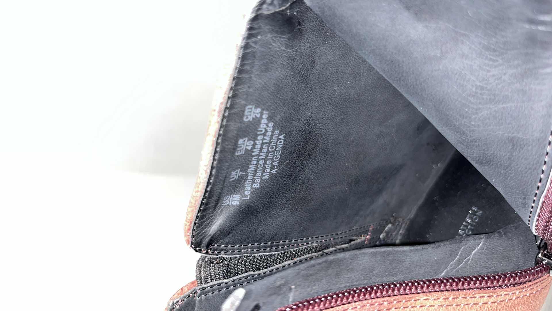 Photo 8 of FRANCO SARTO THE ARTISTS COLLECTION AGENDA ANKLE BOOTIE, WINE (WOMENS SIZE 9)