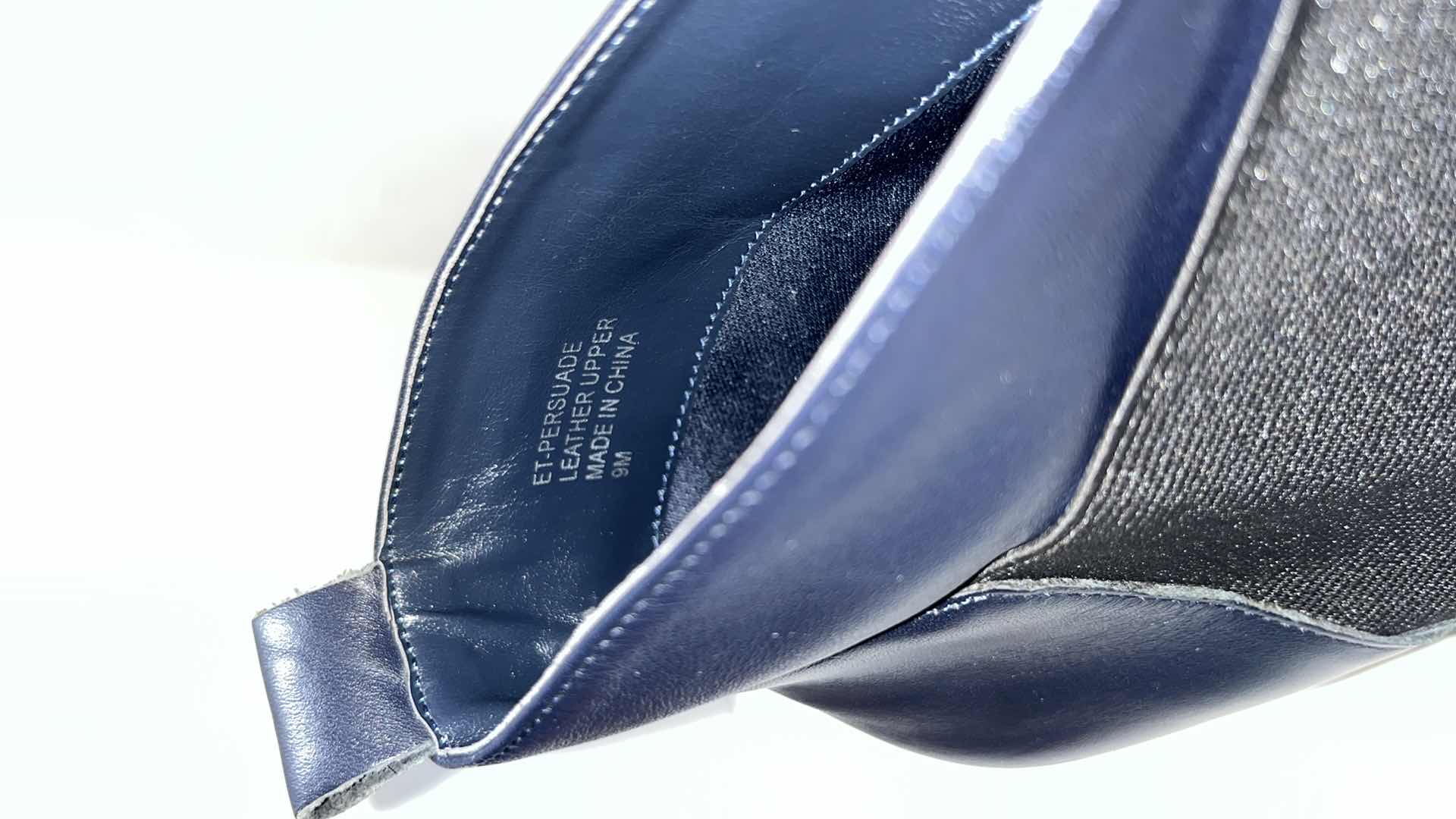 Photo 9 of ELLEN TRACY PERSUADE ANKLE BOOTIE, NAVY/BLACK (WOMENS SIZE 9)