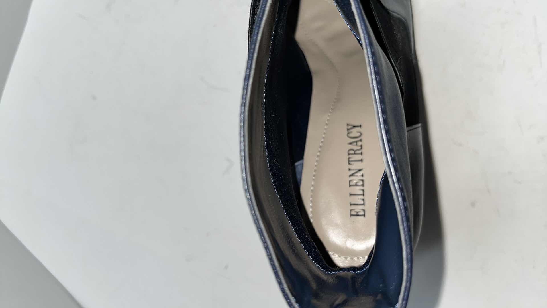 Photo 8 of ELLEN TRACY PERSUADE ANKLE BOOTIE, NAVY/BLACK (WOMENS SIZE 9)