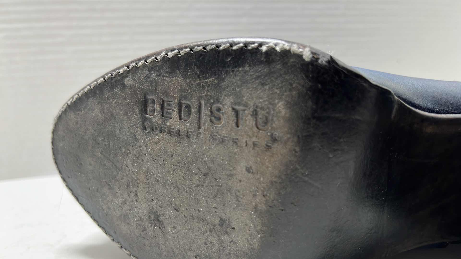 Photo 1 of BED STU COBBLER SERIES LEATHER ANKLE BOOT, EMERALD/RUSTIC TAN (WOMENS SIZE 9)