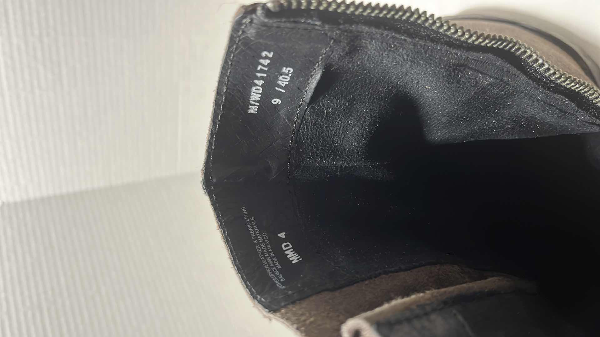 Photo 9 of BORN GALENE RUSTIC SUEDE MOTO BOOT W STRAPS & BUCKLES (WOMENS SIZE 9)