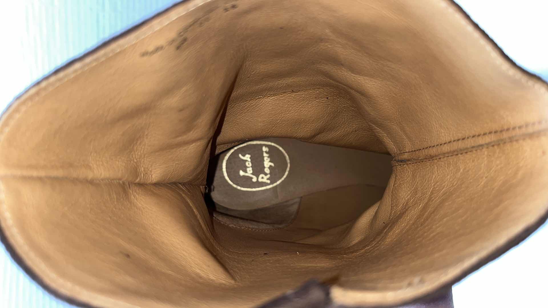 Photo 1 of JACK ROGERS KAITLIN BROWN SUEDE STITCHED BOOTS (WOMENS SIZE 9)