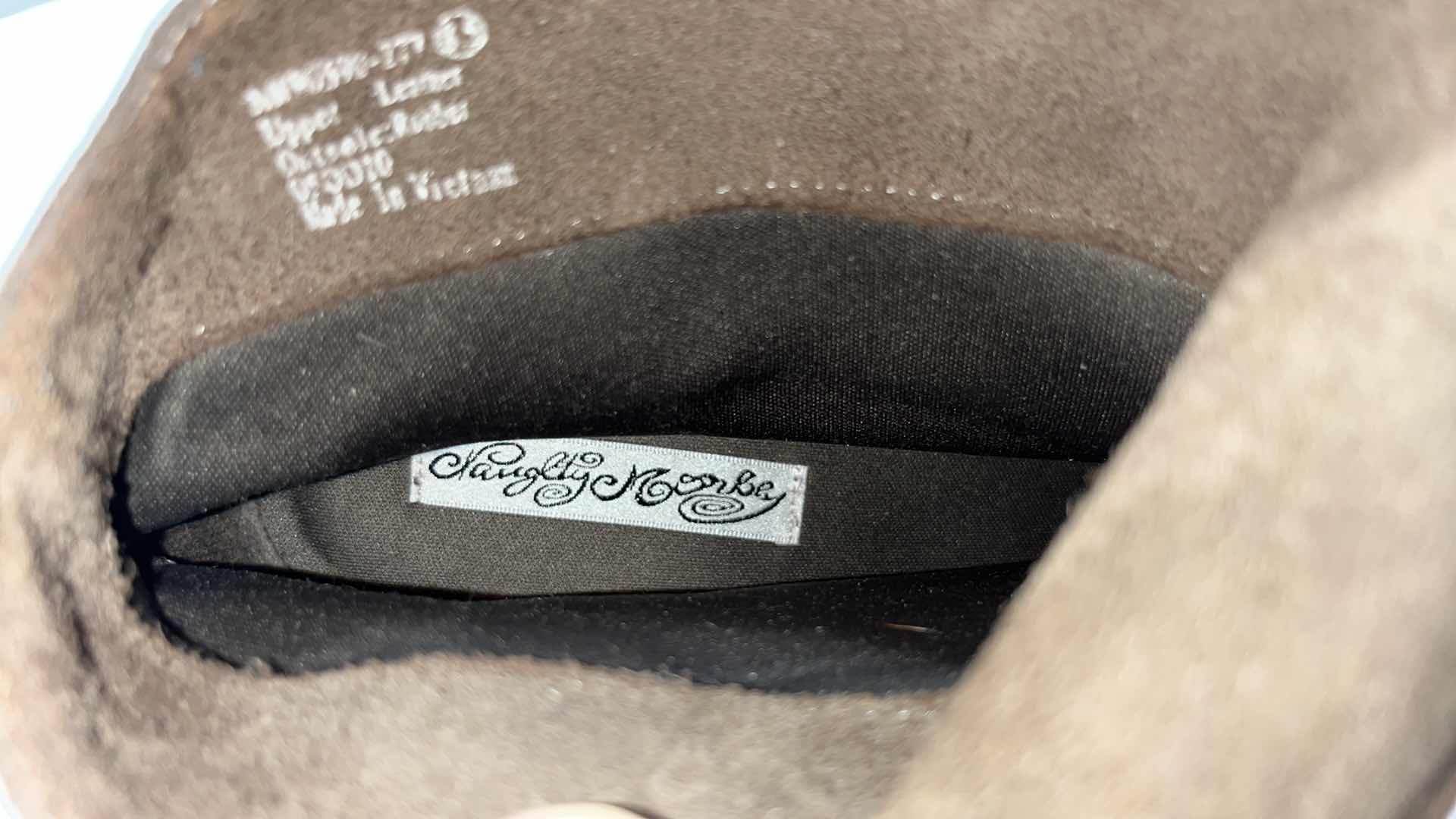 Photo 8 of NAUGHTY MONKEY ROCK OUT SLOUCH BOOT W STRAP & BUCKLE, BROWN (WOMENS SIZE 8.5)