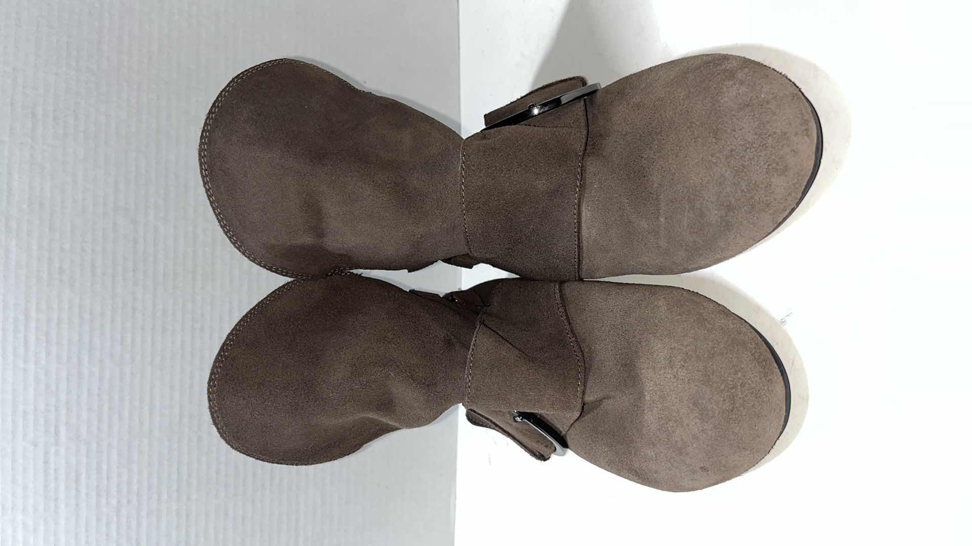 Photo 5 of NAUGHTY MONKEY ROCK OUT SLOUCH BOOT W STRAP & BUCKLE, BROWN (WOMENS SIZE 8.5)